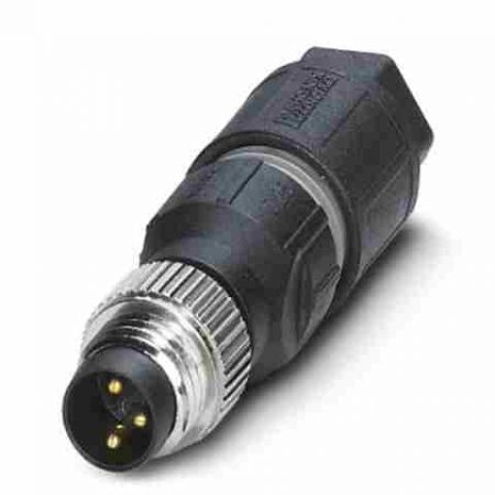 Conectores de encaixe de Sensor Atuador - SACC-M 8MS-3QO-0,25-M-1441008